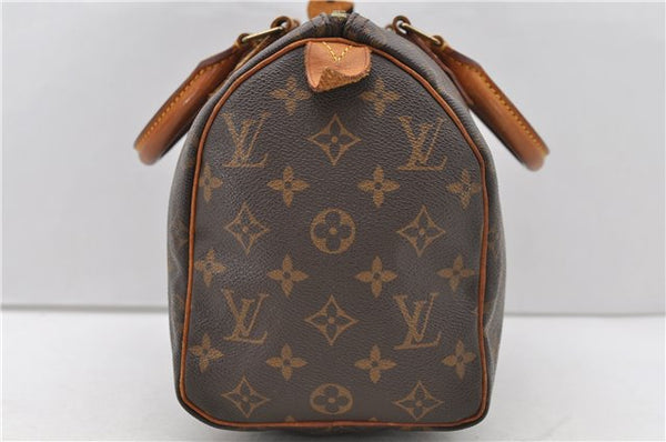 Authentic Louis Vuitton Monogram Speedy 25 Hand Bag Purse M41528 LV 0043D