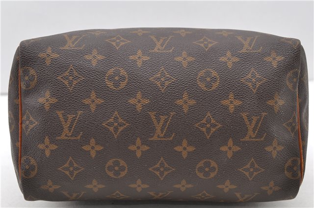 Authentic Louis Vuitton Monogram Speedy 25 Hand Bag Purse M41528 LV 0043D