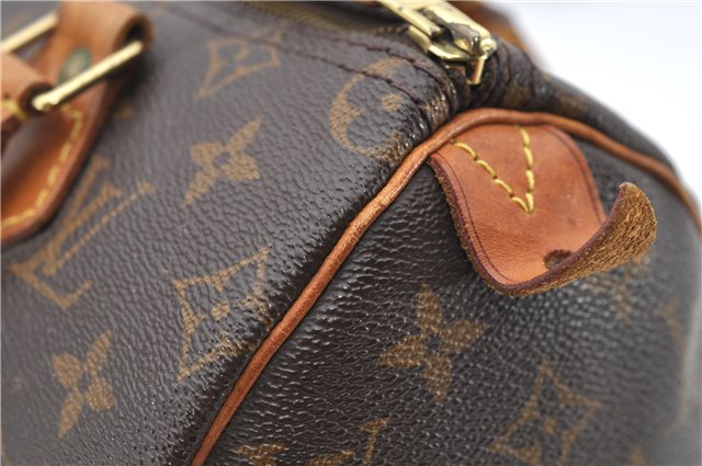 Authentic Louis Vuitton Monogram Speedy 25 Hand Bag Purse M41528 LV 0043D