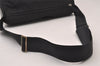 Authentic PRADA Nylon Tessuto Leather Shoulder Cross Body Bag Purse Black 0048I