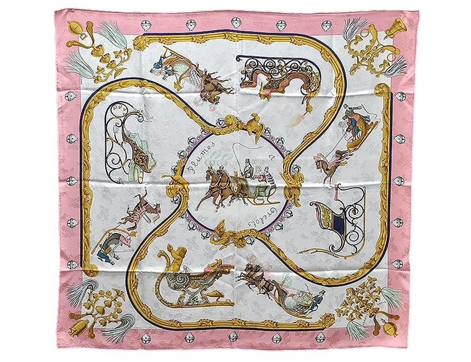 Authentic HERMES Carre 90 Scarf 