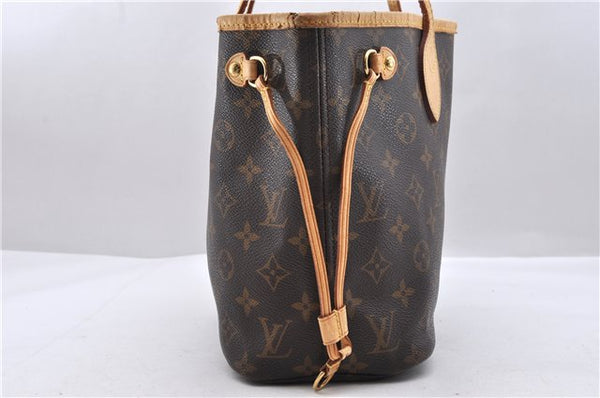 Authentic Louis Vuitton Monogram Neverfull PM Tote Bag M40155 LV 0054D