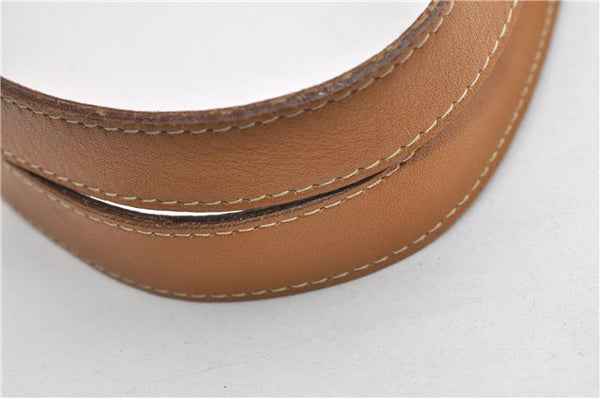 Authentic GUCCI Micro GG Vintage PVC Leather Shoulder Tote Bag Brown 0056G