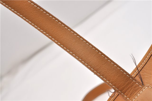 Authentic GUCCI Micro GG Vintage PVC Leather Shoulder Tote Bag Brown 0056G