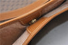Authentic GUCCI Micro GG Vintage PVC Leather Shoulder Tote Bag Brown 0056G