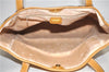 Authentic GUCCI Micro GG Vintage PVC Leather Shoulder Tote Bag Brown 0056G