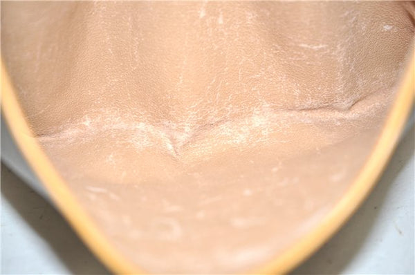 Authentic GUCCI Micro GG Vintage PVC Leather Shoulder Tote Bag Brown 0056G