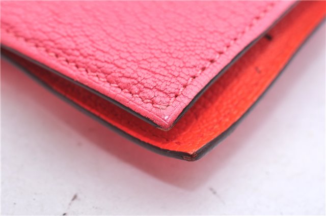 Authentic HERMES Vision II Simple Agenda Cover Day Planner Leather Pink 0057E