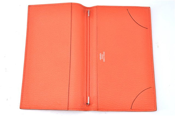 Authentic HERMES Vision II Simple Agenda Cover Day Planner Leather Pink 0057E