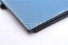 Authentic HERMES Agenda PM Day Planner Notebook Cover Leather Blue 0058E