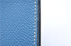 Authentic HERMES Agenda PM Day Planner Notebook Cover Leather Blue 0058E