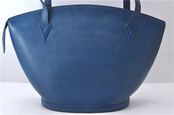 Auth Louis Vuitton Epi Saint Jacques Shopping Shoulder Bag Blue M52265 LV 0059D