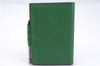 Authentic HERMES Agenda PM Day Planner Notebook Cover Leather Green 0059E