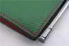 Authentic HERMES Agenda PM Day Planner Notebook Cover Leather Green 0059E