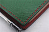 Authentic HERMES Agenda PM Day Planner Notebook Cover Leather Green 0059E