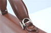 Authentic Burberrys Vintage 2Way Shoulder Hand Bag Briefcase Leather Brown 0061A