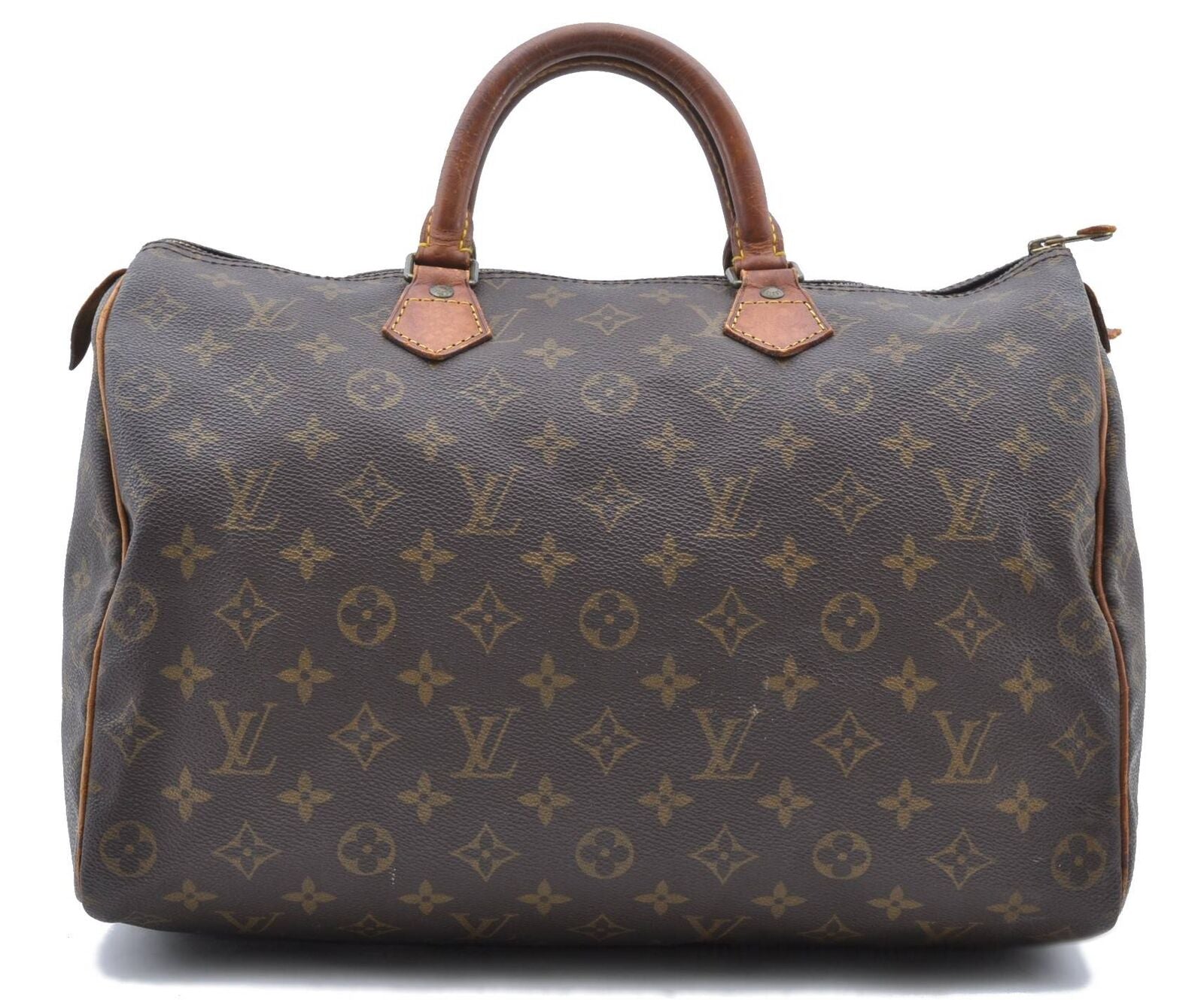 Authentic LOUIS VUITTON Monogram Speedy 35 Hand Bag M41524 LV 0061C