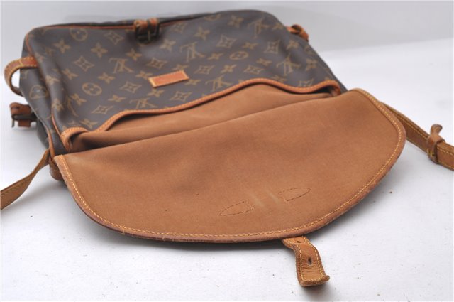 Auth Louis Vuitton Monogram Saumur 30 Shoulder Cross Body Bag M42256 LV 0063D