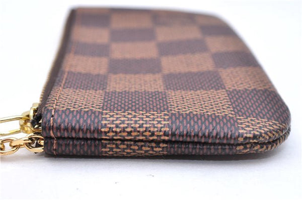Authentic Louis Vuitton Damier Pochette Cles Coin Case Purse N62658 LV Box 0064E
