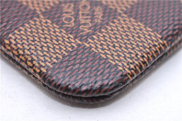 Authentic Louis Vuitton Damier Pochette Cles Coin Case Purse N62658 LV Box 0064E