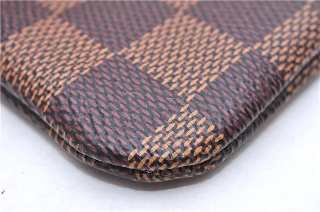 Authentic Louis Vuitton Damier Pochette Cles Coin Case Purse N62658 LV Box 0064E