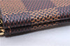Authentic Louis Vuitton Damier Pochette Cles Coin Case Purse N62658 LV Box 0064E