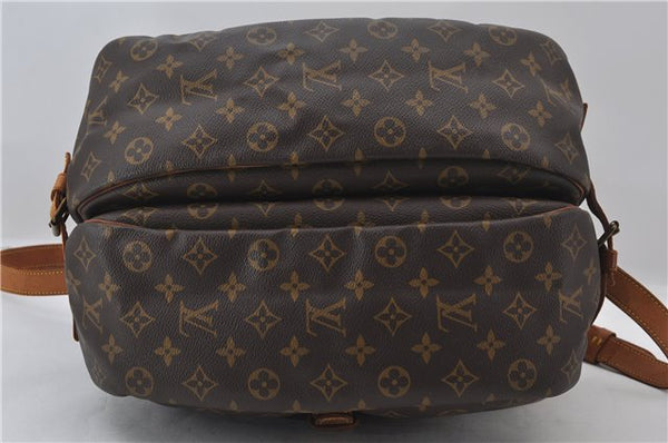 Authentic Louis Vuitton Monogram Saumur 35 Shoulder Cross Bag M42254 LV 0065F