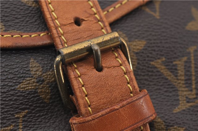 Authentic Louis Vuitton Monogram Saumur 35 Shoulder Cross Bag M42254 LV 0065F