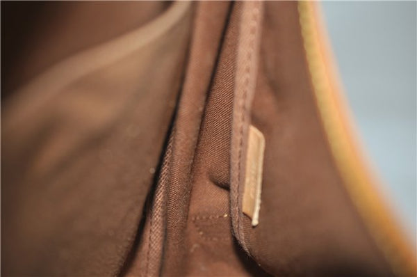 Authentic Louis Vuitton Monogram Saumur 35 Shoulder Cross Bag M42254 LV 0065F