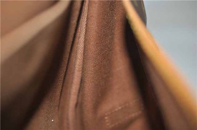 Authentic Louis Vuitton Monogram Saumur 35 Shoulder Cross Bag M42254 LV 0065F