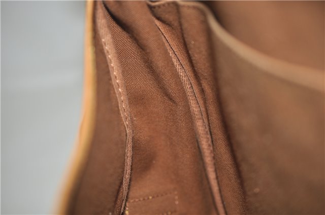 Authentic Louis Vuitton Monogram Saumur 35 Shoulder Cross Bag M42254 LV 0065F