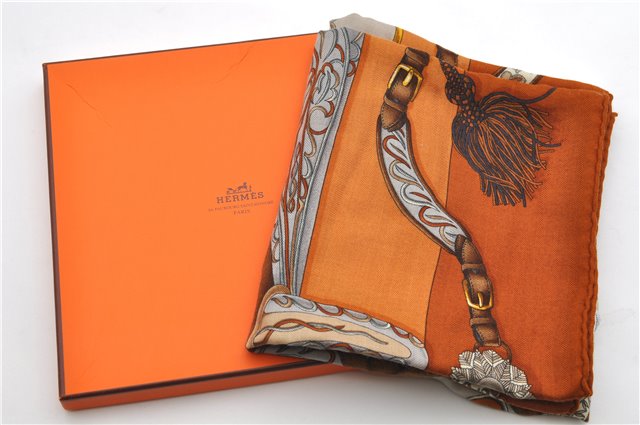 Authentic HERMES Carre Geant 90 Scarf 