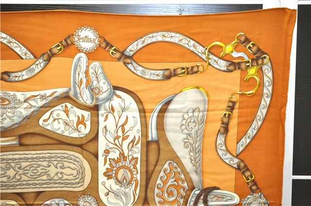 Authentic HERMES Carre Geant 90 Scarf 