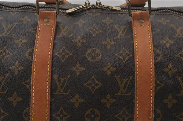 Authentic Louis Vuitton Monogram Keepall 50 Travel Boston Bag M41426 LV 0066F