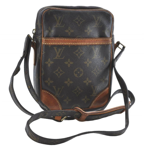Authentic Louis Vuitton Monogram Danube Shoulder Cross Body Bag M45266 LV 0068C