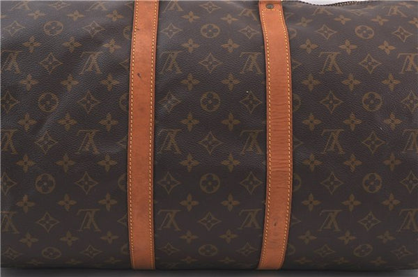 Auth Louis Vuitton Monogram Keepall Bandouliere 50 Boston Bag M41416 LV 0068D