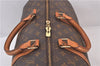 Auth Louis Vuitton Monogram Keepall Bandouliere 50 Boston Bag M41416 LV 0068D