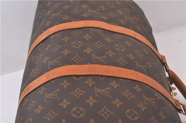 Auth Louis Vuitton Monogram Keepall Bandouliere 50 Boston Bag M41416 LV 0068D