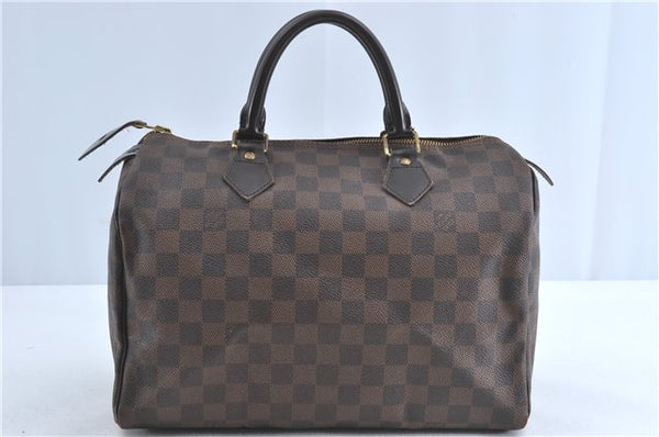 Authentic Louis Vuitton Damier Speedy 30 Hand Boston Bag N41364 LV 0069B