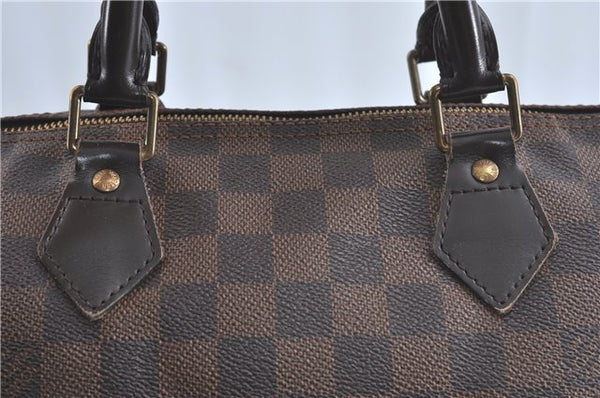 Authentic Louis Vuitton Damier Speedy 30 Hand Boston Bag N41364 LV 0069B