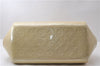 Authentic Louis Vuitton Vernis Sherwood GM Hand Bag Ivory M91487 LV 0069D