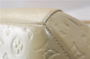 Authentic Louis Vuitton Vernis Sherwood GM Hand Bag Ivory M91487 LV 0069D