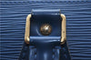 Authentic Louis Vuitton Epi Speedy 25 Hand Bag Purse Blue M43015 LV 0070D