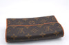 Auth Louis Vuitton Monogram Pochette Florentine Pouch Waist Bag M51855 LV 0070E