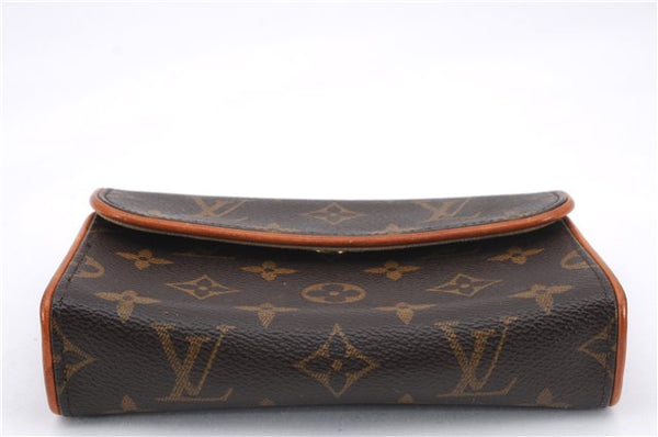 Auth Louis Vuitton Monogram Pochette Florentine Pouch Waist Bag M51855 LV 0070E