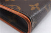 Auth Louis Vuitton Monogram Pochette Florentine Pouch Waist Bag M51855 LV 0070E