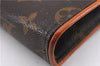 Auth Louis Vuitton Monogram Pochette Florentine Pouch Waist Bag M51855 LV 0070E