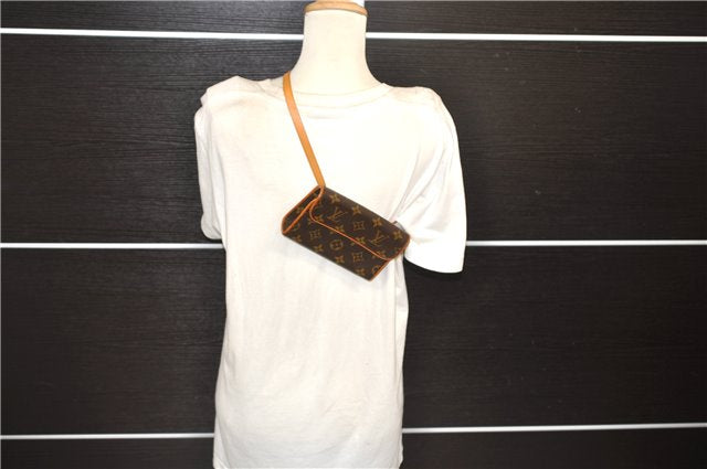 Auth Louis Vuitton Monogram Pochette Florentine Pouch Waist Bag M51855 LV 0070E