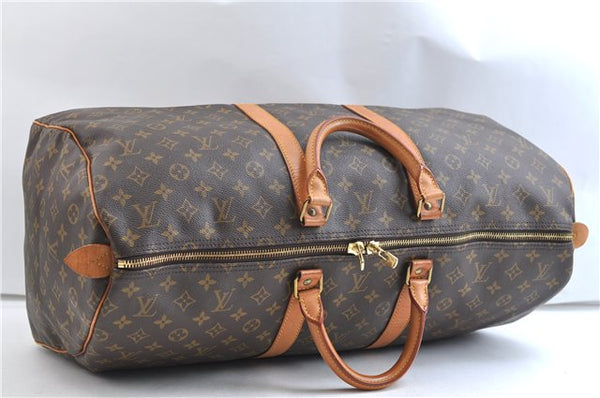 Authentic Louis Vuitton Monogram Keepall 55 Travel Boston Bag M41424 LV 0070F