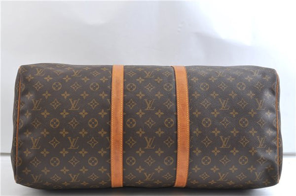 Authentic Louis Vuitton Monogram Keepall 55 Travel Boston Bag M41424 LV 0070F